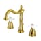 Kingston Brass KB1977PX 8" Widespread Bathroom Faucet, Brushed Brass KB1977PX - alternate 1
